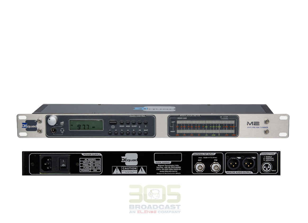 FM TUNER RECEIVER - M2 - 305broadcast