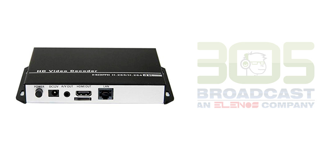 VIDEO ENCODER - Ultra HD 4K Video Audio Stream Decoder HDMI - 305broadcast