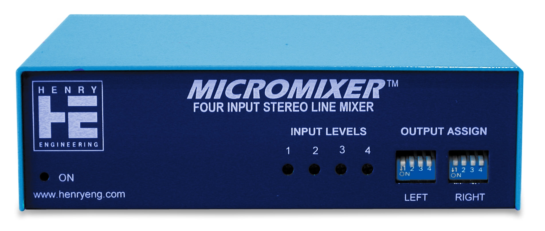 Henry Engineering MICROMIXER™ - FOUR-INPUT STEREO MIXER - 305broadcast