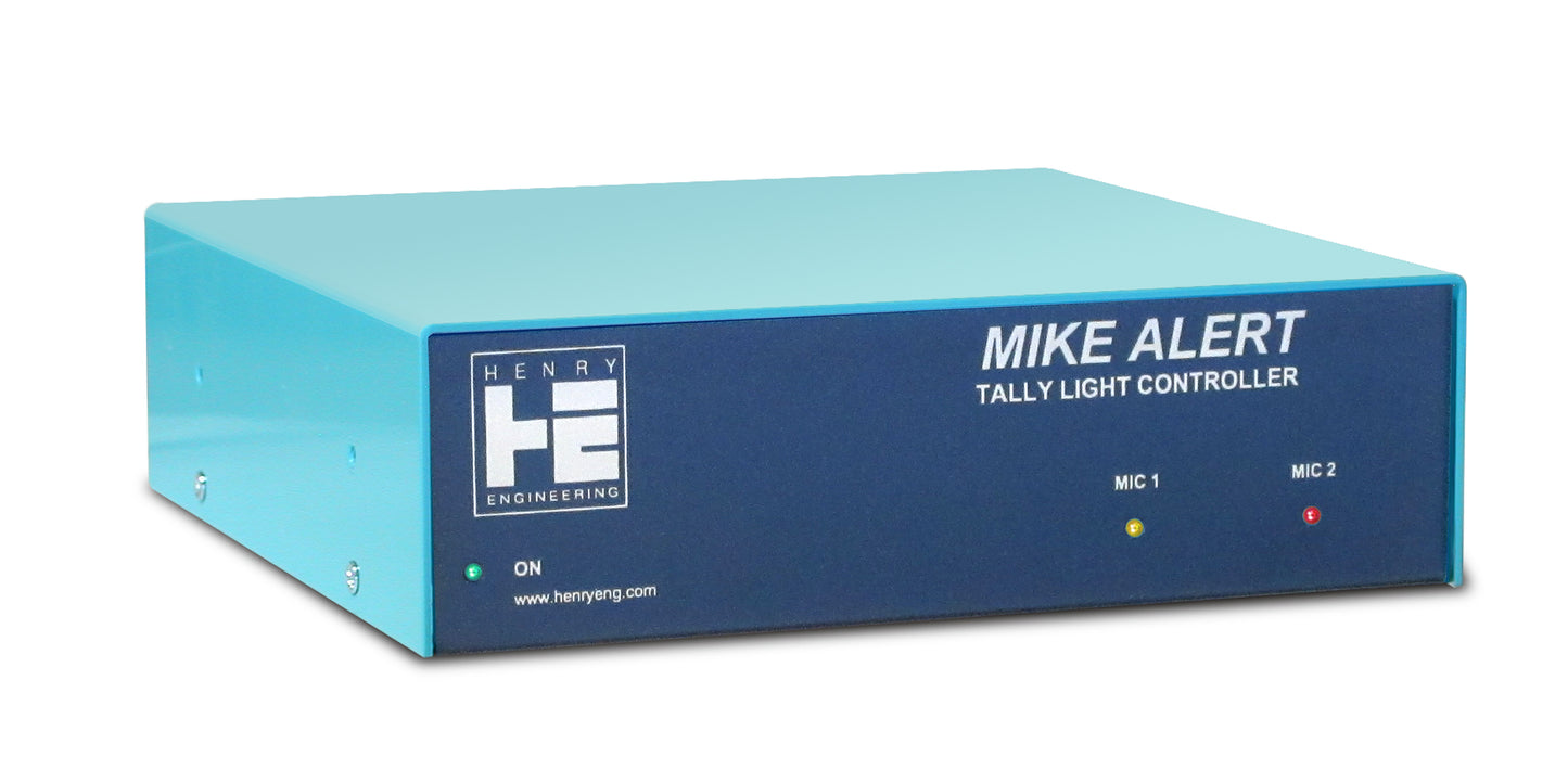 Henry Engineering MIKE ALERT™ - BI-COLOR TALLY LIGHT CONTROLLER - 305broadcast