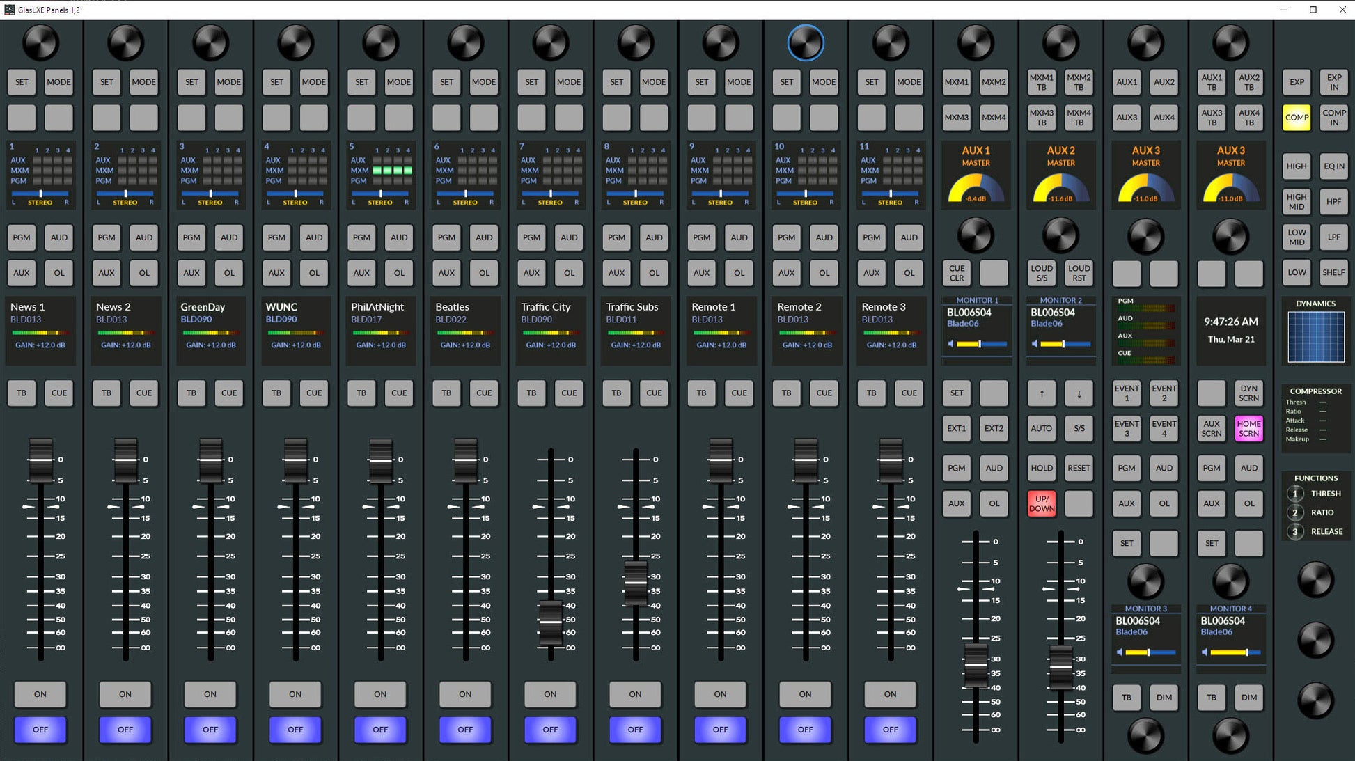 Wheatstone GLASS LXE - VIRTUAL STANDALONE LXE SOFTWARE-CONSOLE
