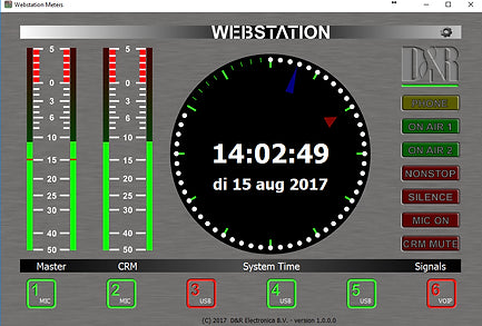 D&R Webstation-USB - Broadcast Radio On-air Console - 305broadcast