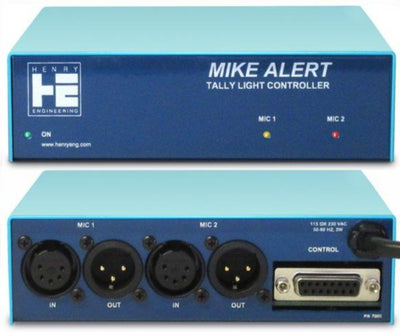 Henry Engineering MIKE ALERT™ - BI-COLOR TALLY LIGHT CONTROLLER - 305broadcast