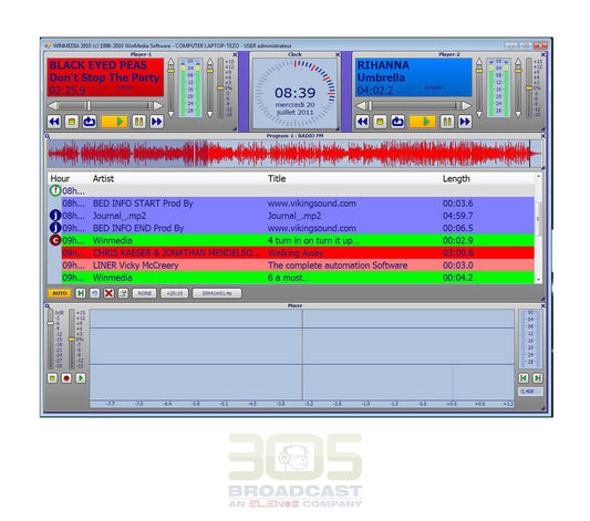 WinMedia Radio-TV AMT - 305broadcast