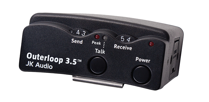 JK Audio Outerloop 3.5 Universal Intercom Belt Pack - 305broadcast