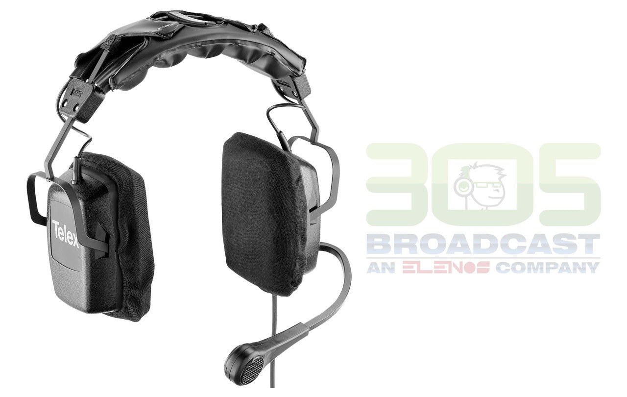 TELEX PH-2 A4F Dual-Sided Full Cushion Medium Weight Headset, (A4F Connector) - 305broadcast