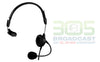 TELEX PH-88E Single-Sided Lightweight Headset, 12' (36M) Coiled Cord, (A4F Connector) - 305broadcast