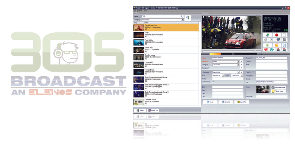 Video 5 MF-SD 1 Out - 305broadcast