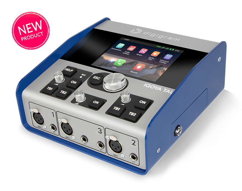 Digigram IQOYA TALK Portable IP Audio Codec with Ethernet, Wi-Fi and Cellular Connections - 305broadcast