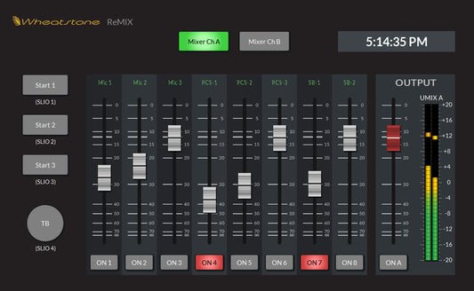 Wheatstone WNPC-REMIX - Remotely Control Utility Mixer - 305broadcast
