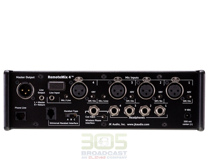 JK AUDIO RemoteMix 4 Portable Broadcast Mixer - 305broadcast