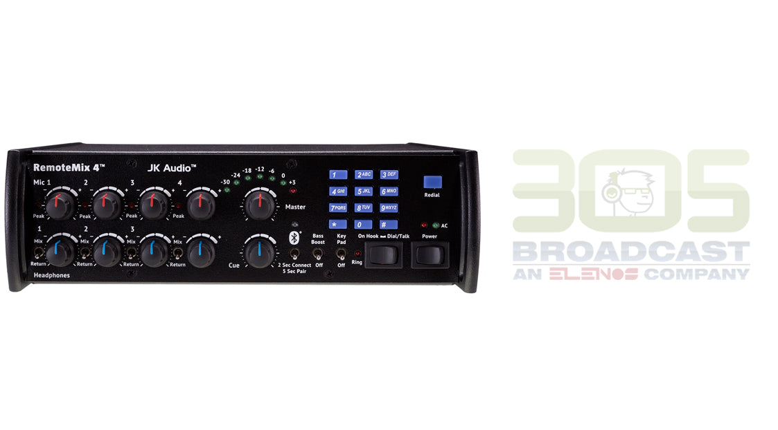 JK AUDIO RemoteMix 4 Portable Broadcast Mixer - 305broadcast