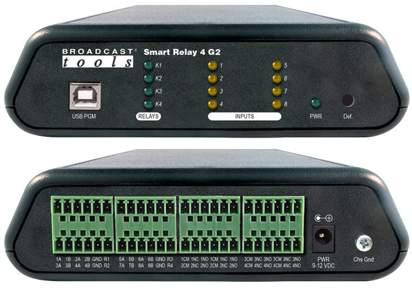 Broadcast Tools Smart Relay 4 G2 – Four Channel Smart GPIO Converter - 305broadcast