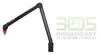 Microphone Arm with On Air Light - Color Black - Ideal for Broadcasters and Pod-casters - 305broadcast