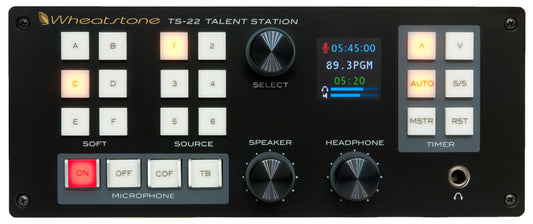 Wheatstone TS-22-CFM - Talent Station In Desk - 305broadcast