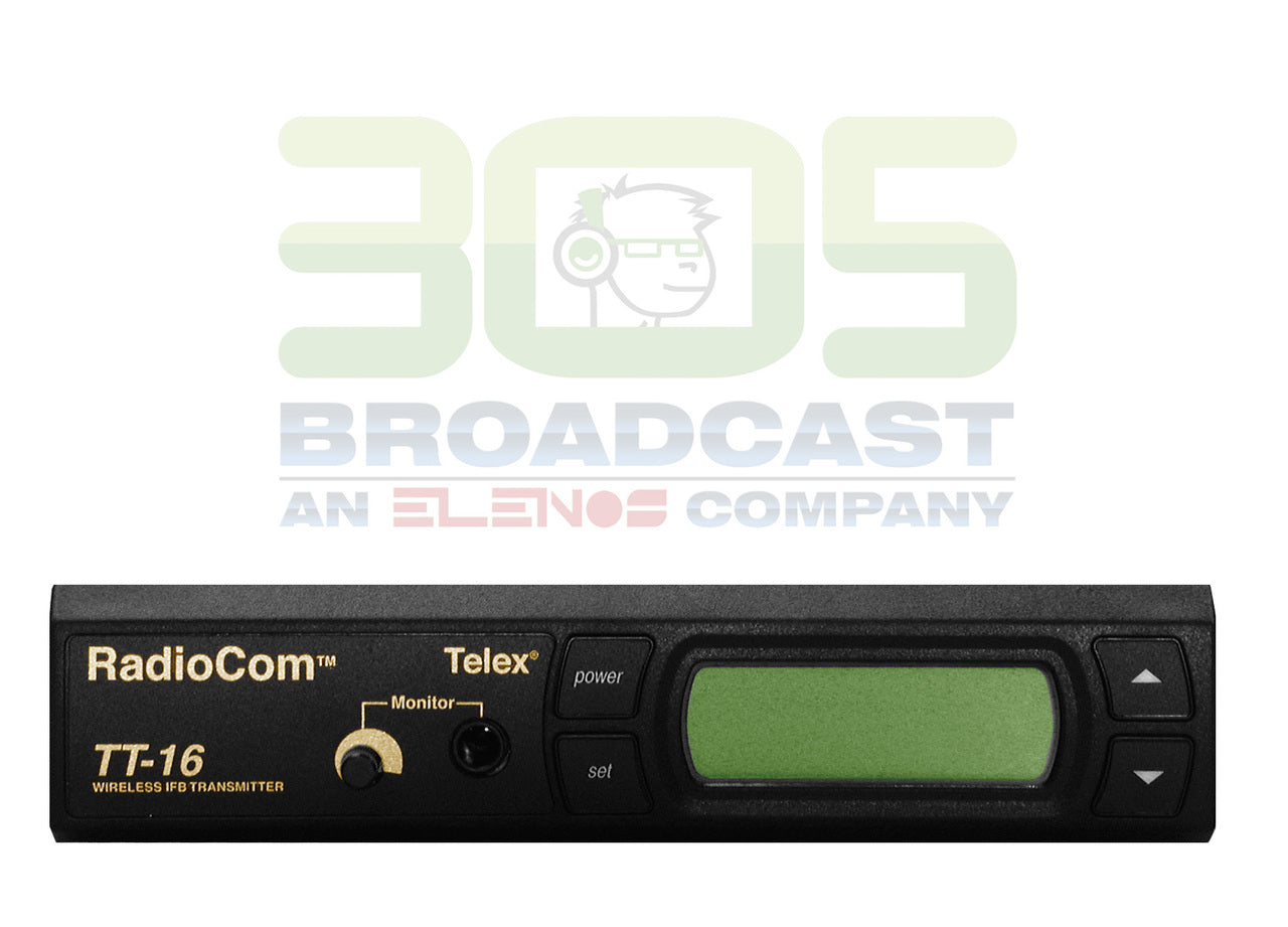 TELEX TT-16 Broadcast Wireless IFB Transmitter - 16 Channel - 305broadcast