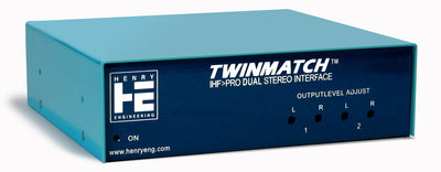 Henry Engineering TWINMATCH™- DUAL STEREO LEVEL & IMPEDANCE INTERFACE - 305broadcast