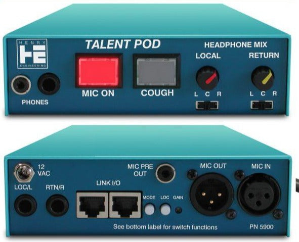 Henry Engineering TALENTPOD™- MIC & HEADPHONE CONTROLLER - 305broadcast