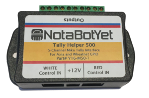 NotaBotYet Tally Helper 100/500 - Interface for Yellowtec Mika Microphone Boom Tally Lights - 305broadcast