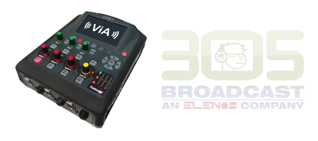 Tieline ViA Field Portable Audio Codec - 305broadcast