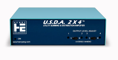 Henry Engineering U.S.D.A 2X4™ - UTILITY SUMMING & DISTRIBUTION AMPLIFIER - 305broadcast