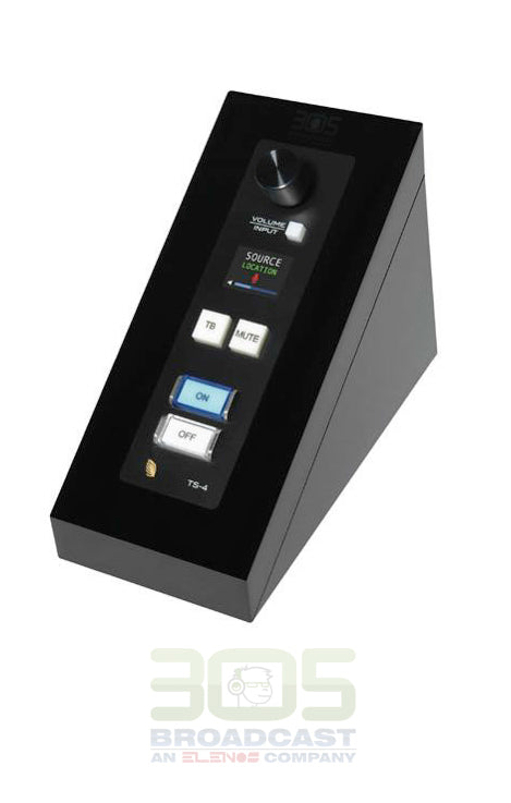 Wheatstone WDT-TS4 Ebony finish, acrylic desktop turret for TS-4VW - 305broadcast