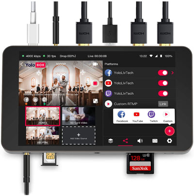 BDI Yolobox - Smart Multi-Camera Live Streaming - 305broadcast
