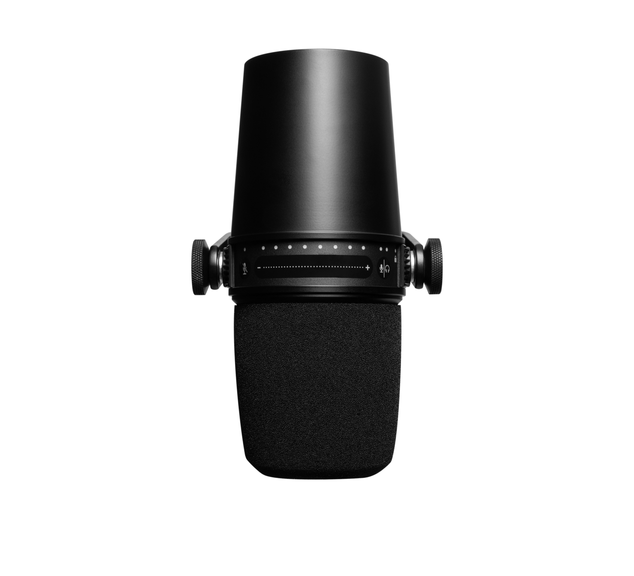 Shure MV7-K Podcast Microphone - Black w/ Desk Boom Arm Stand