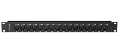 Tascam BO-16DX IN/OUT - 16 Channel D-SUB XLR (Female / Male) BREAKOUT BOX - 305broadcast
