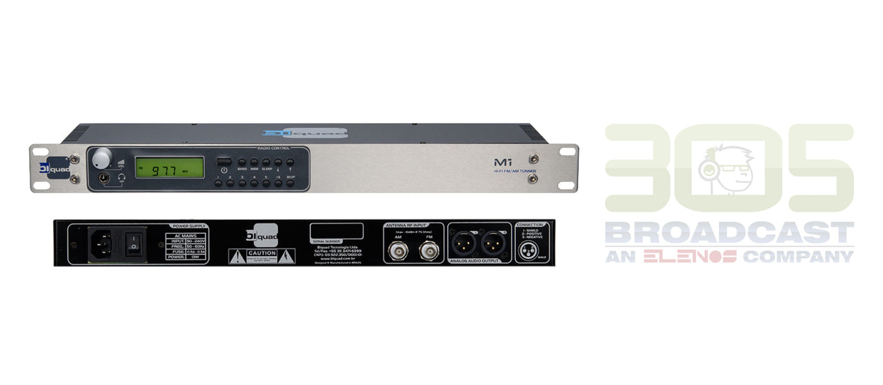 FM TUNER RECEIVER -  M1 - 305broadcast