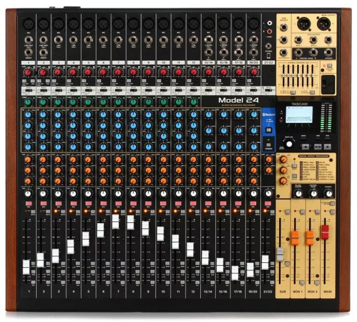 Tascam Model 24 - Multi-Track Live Recording Console - 305broadcast