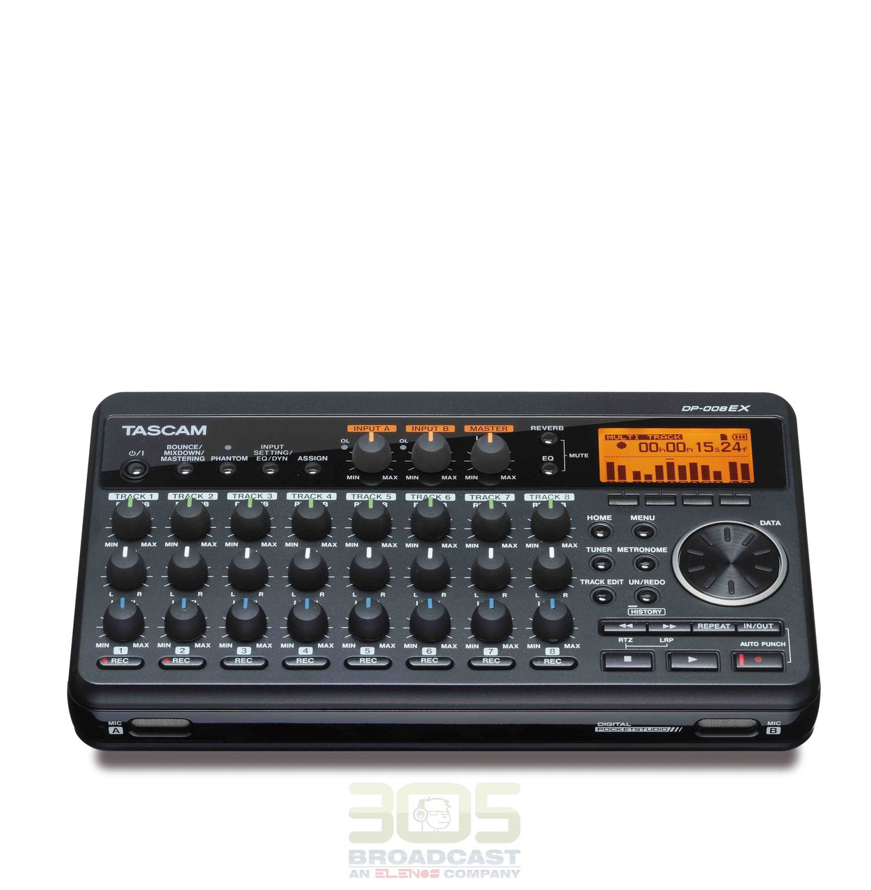 Tascam DP-008EX - 8 track Digital Pocketstudio | 305broadcast