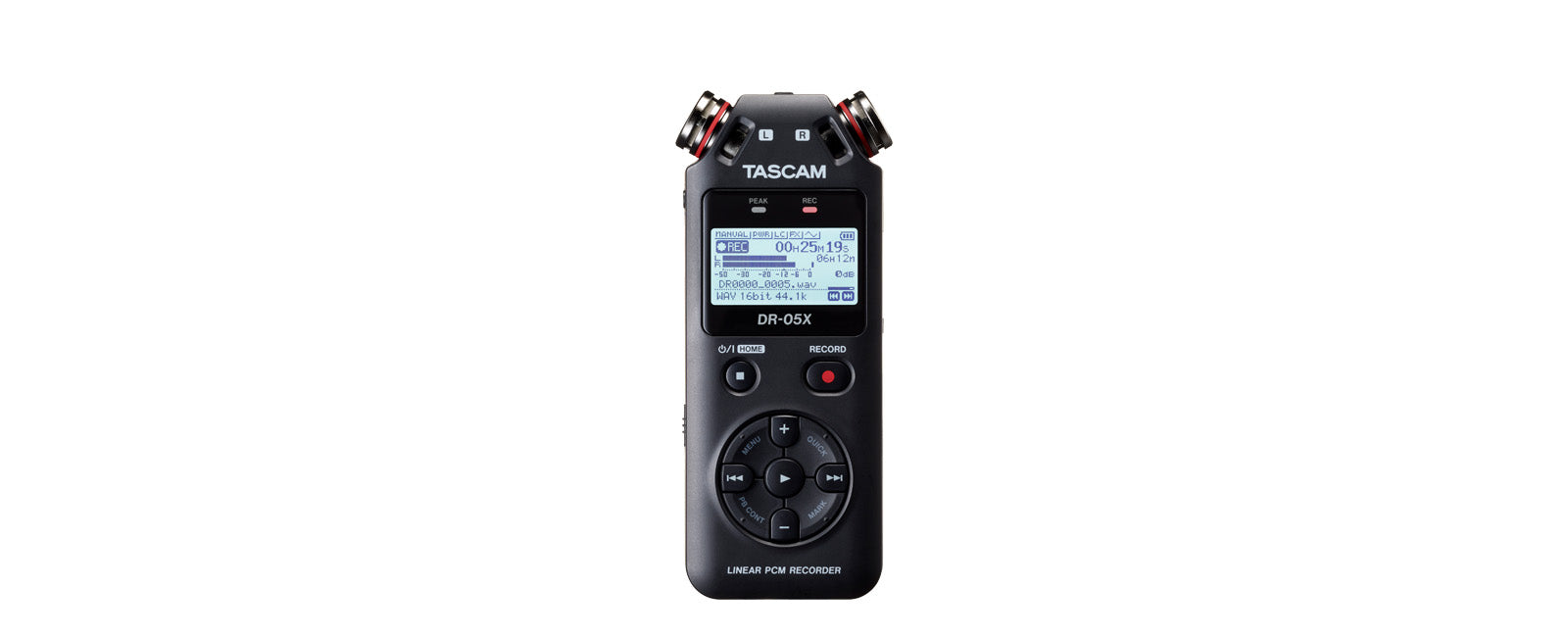 Tascam DR-05X - Stereo Handheld Digital Audio Recorder/USB Interface