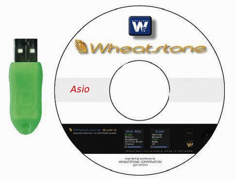 Wheatstone WNPC-XX-UA Series - ASIO driver software and USB license dongle - 305broadcast