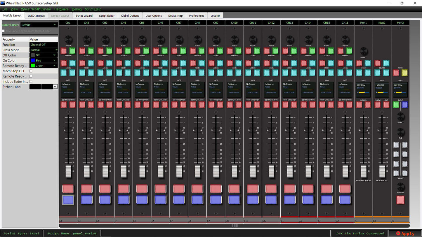 Whatstone GSX-2416/2420/2424 - Digital Audio Console Surface - 305broadcast