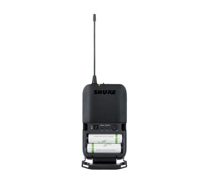 Shure BLX1288/P31 Dual Channel Combo Wireless System with PG58 Handheld and PGA31 Headset Microphones, H10 - 305broadcast