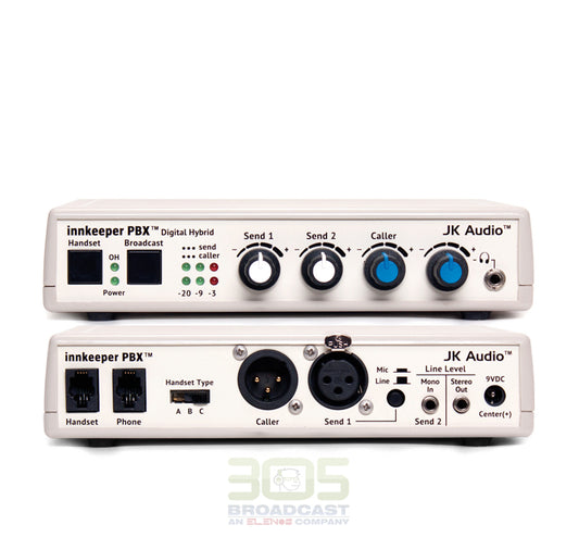 JK AUDIO Innkeeper PBX VoIP/PBX Digital Hybrid Telephone Interface - 305broadcast