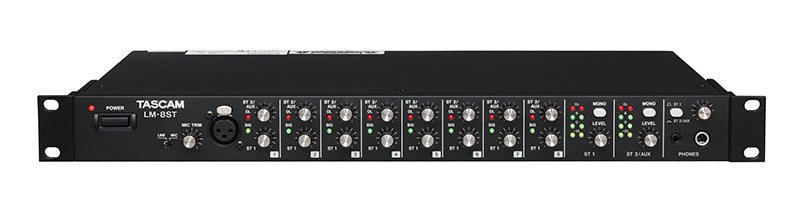 Tascam LM-8ST - 8 Stereo Channel Line Mixer - 305broadcast