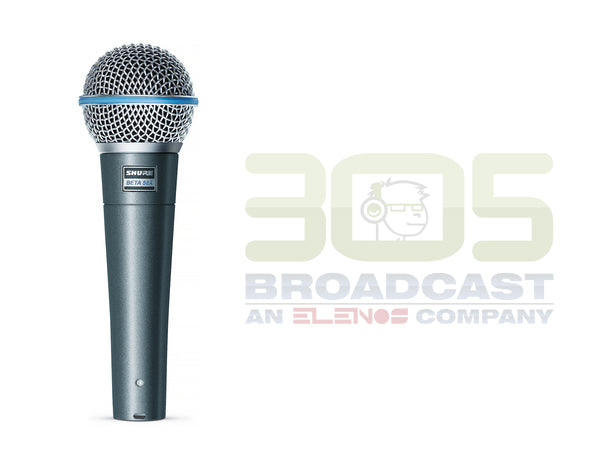 Shure BETA 58A Supercardioid Dynamic Vocal Microphone,Silver - 305broadcast