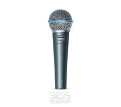 Shure BETA 58A Supercardioid Dynamic Vocal Microphone,Silver