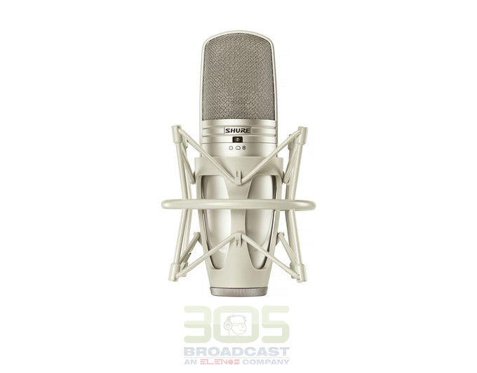 Shure KSM44A/SL Multi-Pattern Large Dual-Diaphragm Side-Address Condenser Studio Microphone - 305broadcast