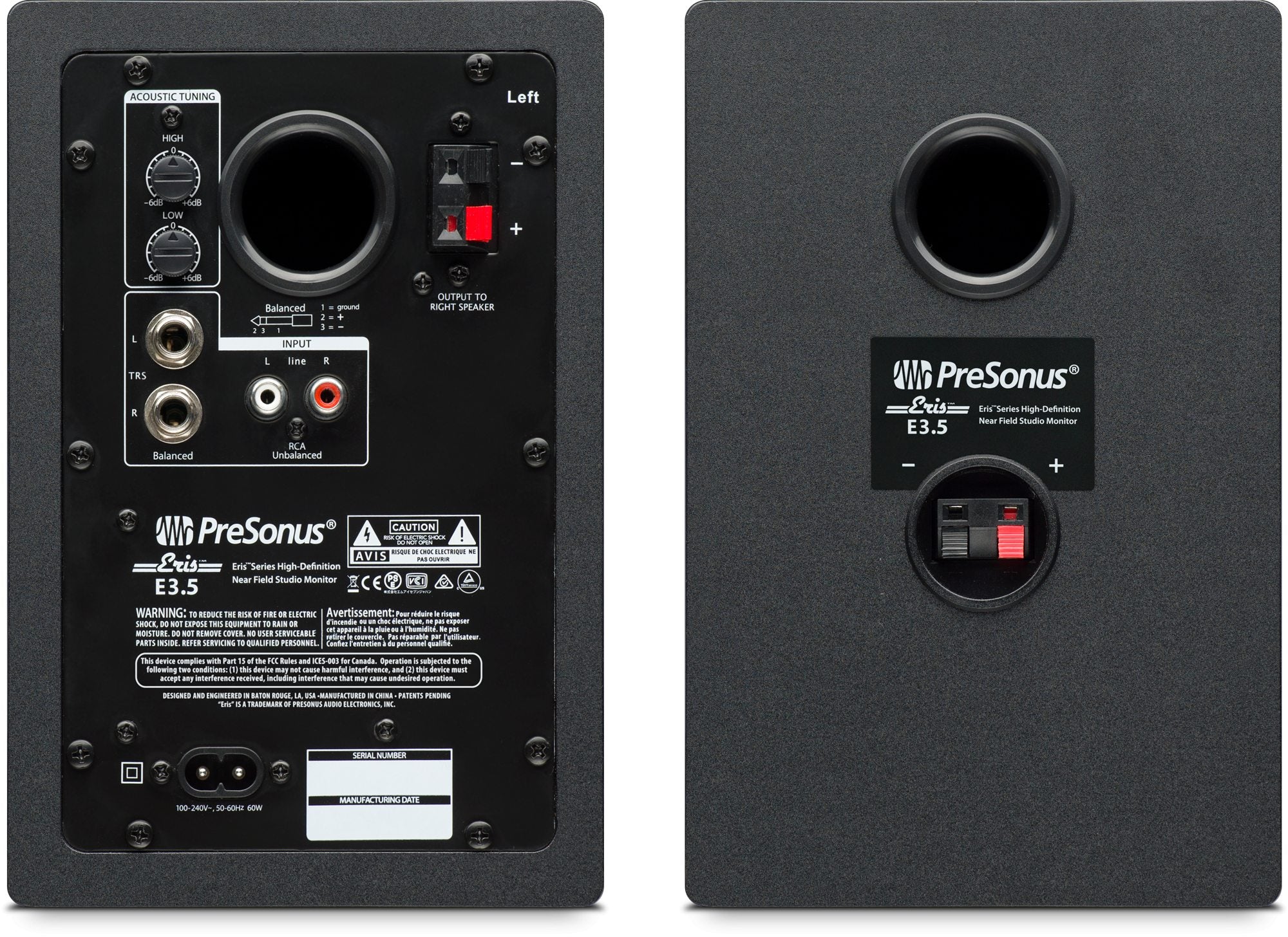 PreSonus Eris E3.5 and E4.5 Powered Desktop Speakers Compared