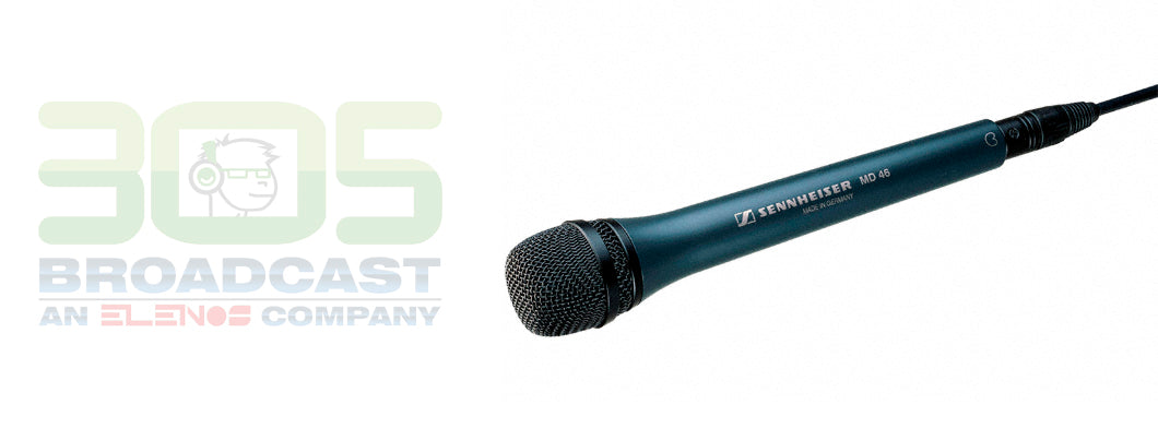 Sennheiser MD46 High-Quality Dynamic Cardioid Microphone - 305broadcast