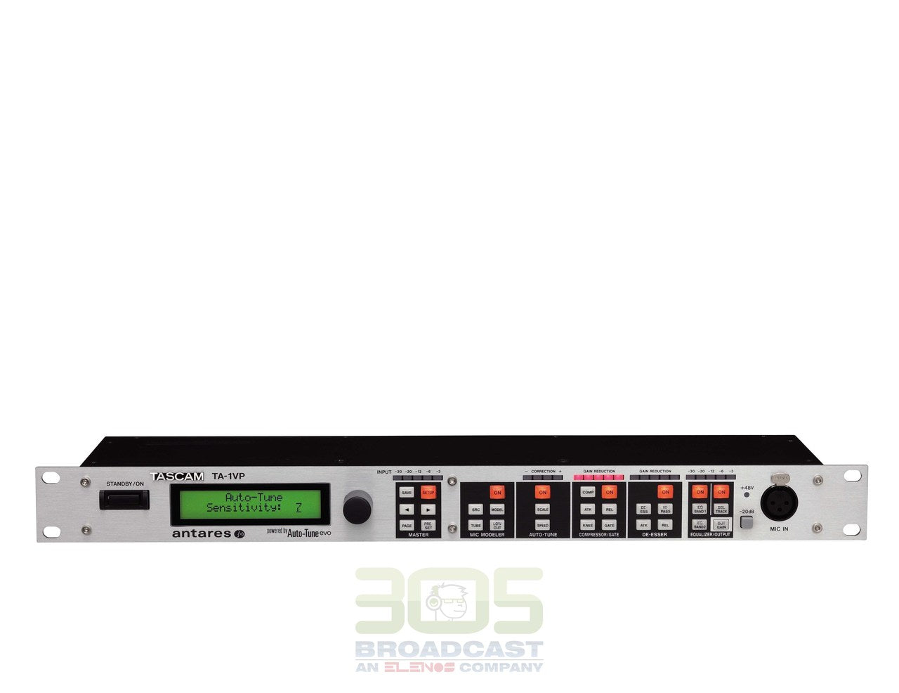 Tascam TA-1VP - Antares Auto-Tune Vocal Processor - 305broadcast