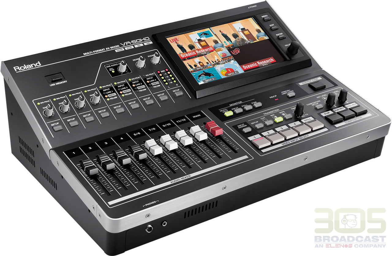 Roland VR-50HD - Multi-Format AV Mixer - 305broadcast