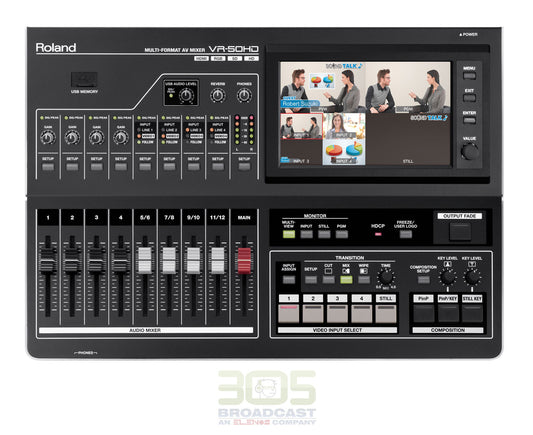 Roland VR-50HD - Multi-Format AV Mixer - 305broadcast