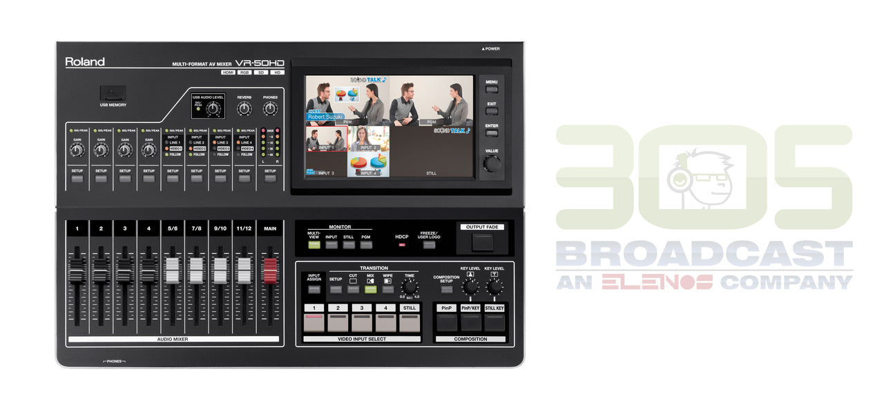 Roland VR-50HD - Multi-Format AV Mixer - 305broadcast